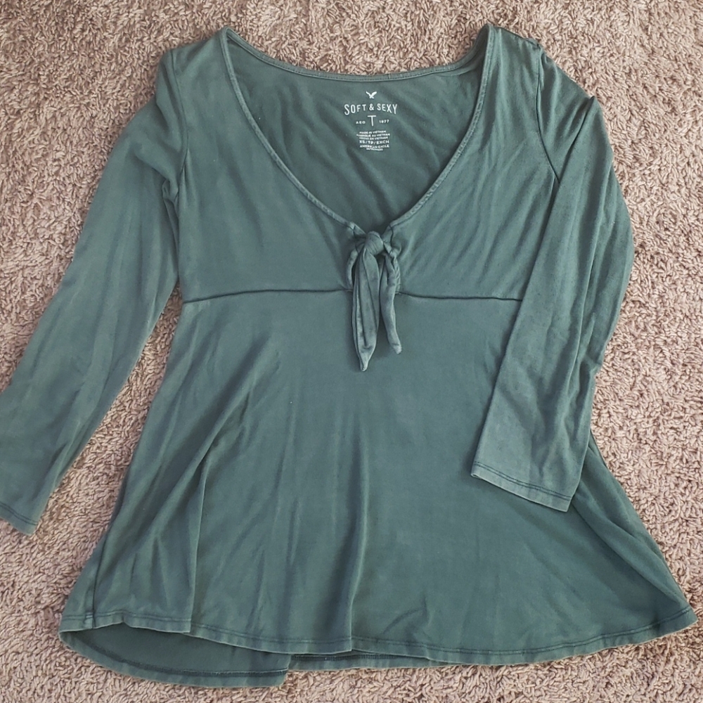 AMERICAN EAGLE Soft & Sexy 3/4 Sleeve
